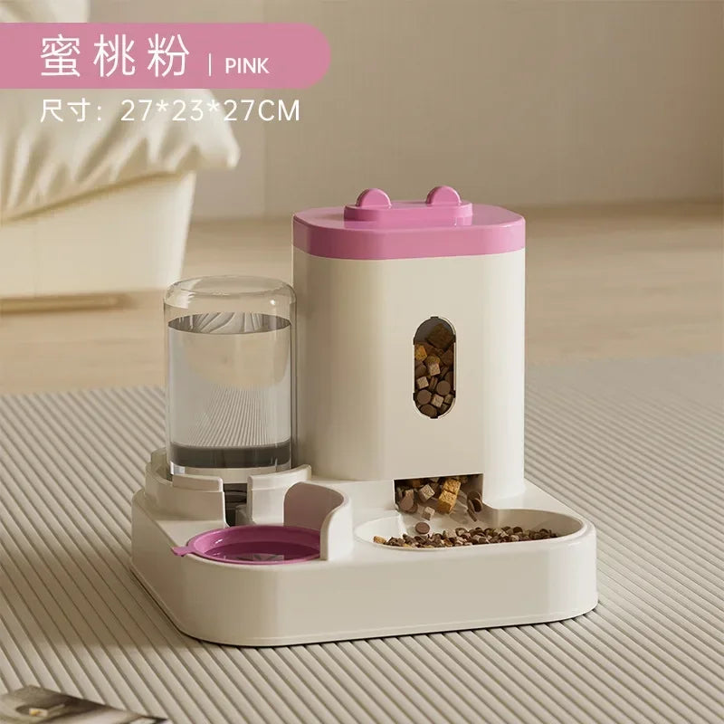Large Capacity Automatic Pet Feeder & Water Fountain β Perfect for Dogs & Cats πΎ