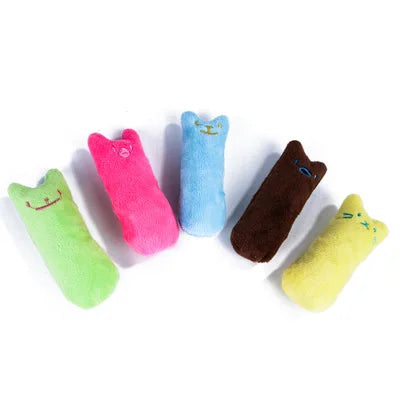 Catnip Plush Cat Toys — Interactive Teeth Grinding Toy for Cats 🐱
