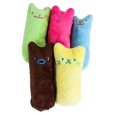 Catnip Plush Cat Toys — Interactive Teeth Grinding Toy for Cats 🐱