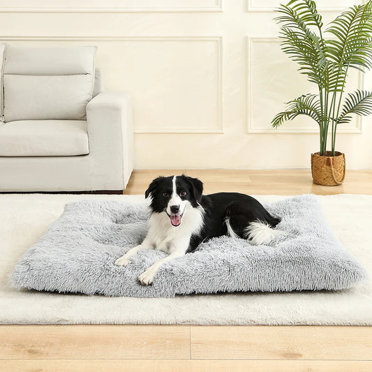 Ultra Soft Plush Dog & Cat Bed — Luxury Calming Pet Mat 🐾