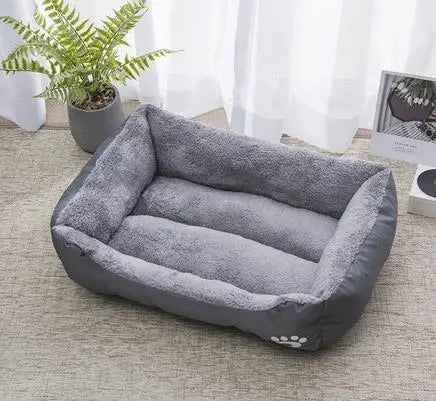 Calming Plush Pet Bed — Deep Sleep Cushion for Dogs & Cats 🐾