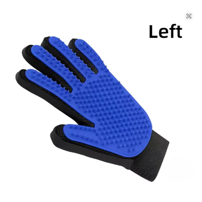 Pet Grooming Glove — Deshedding Brush & Massage Tool for Dogs & Cats 🐾