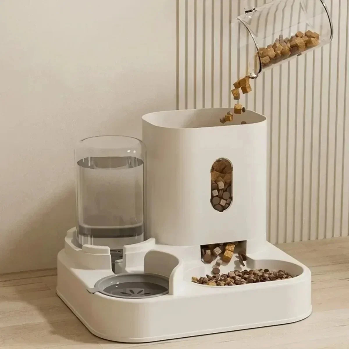 Large Capacity Automatic Pet Feeder & Water Fountain — Perfect for Dogs & Cats 🐾