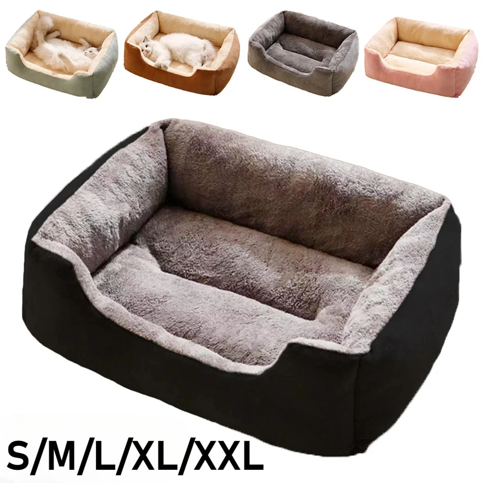 Luxury Pet Bed — Super Soft Cushion for Cats & Dogs 🐾
