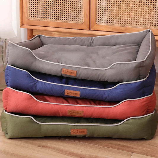 Premium All-Season Dog & Cat Bed — Waterproof Bite-Resistant Pet Sofa 🐾