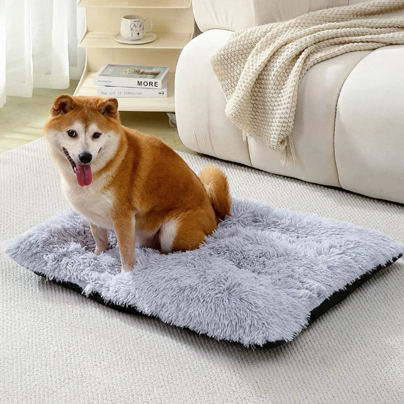 Luxury Plush Pet Bed — Warm Fleece Mat for Dogs & Cats 🐾