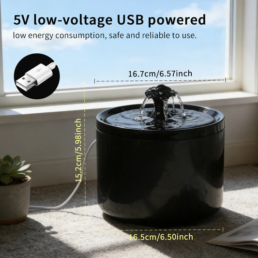 Smart Pet Water Fountain — Silent Automatic Filtered Water for Cats & Dogs 💧🐱
