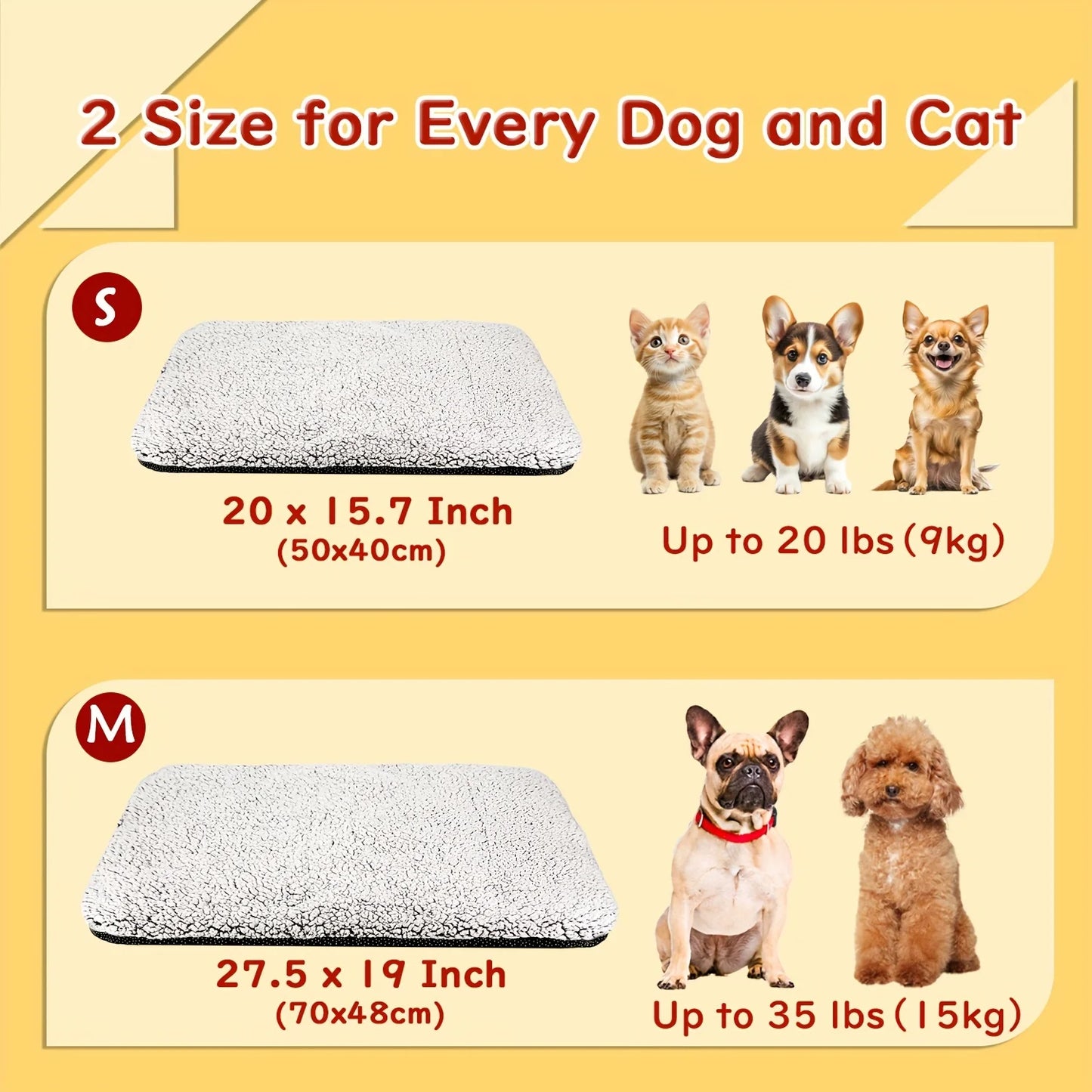 Self-Heating Pet Blanket Mat — Cosy Thermal Bed for Dogs & Cats 🐾