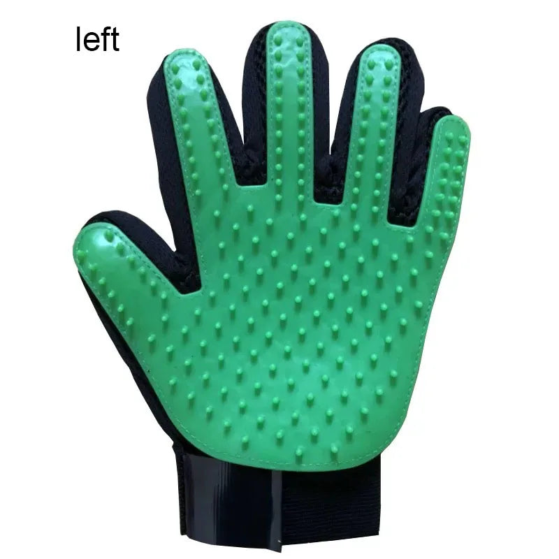 Pet Grooming Glove — Deshedding Brush & Massage Tool for Dogs & Cats 🐾