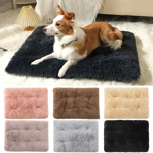 Luxury Plush Pet Bed — Warm Fleece Mat for Dogs & Cats 🐾