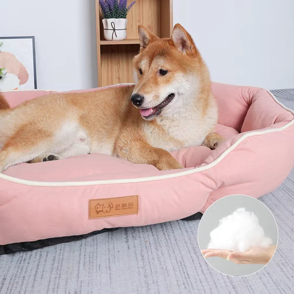 Luxury Pet Sofa Bed — Large Cosy Winter Cushion for Dogs & Cats 🐾