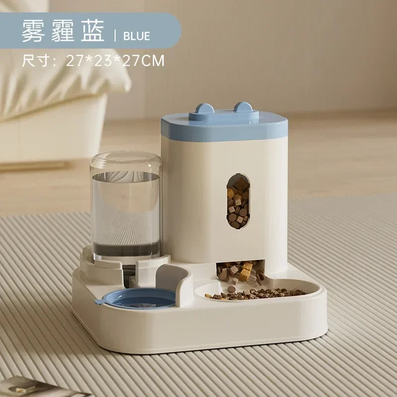 Large Capacity Automatic Pet Feeder & Water Fountain — Perfect for Dogs & Cats 🐾