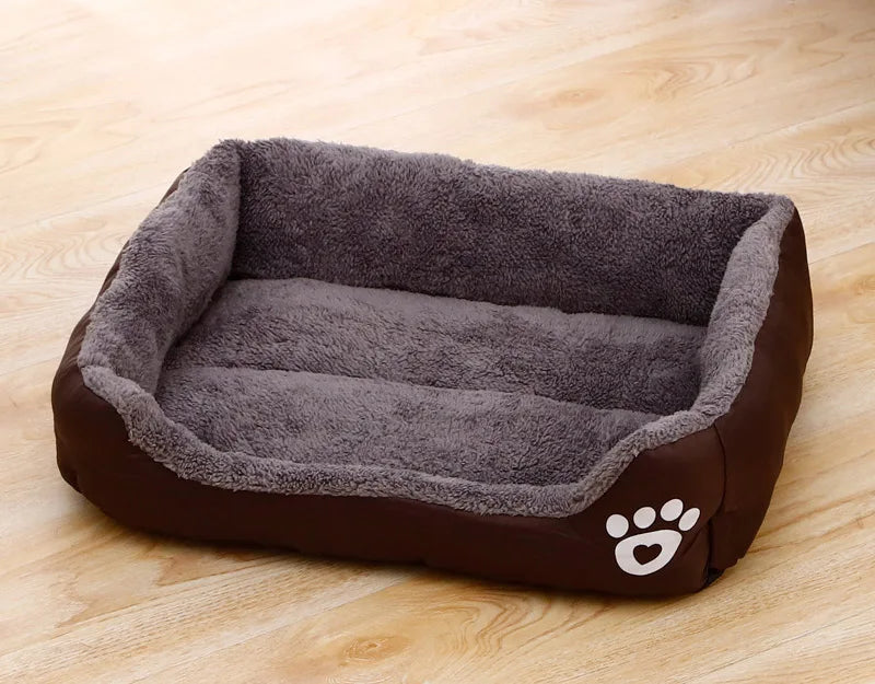 Calming Plush Pet Bed — Deep Sleep Cushion for Dogs & Cats 🐾