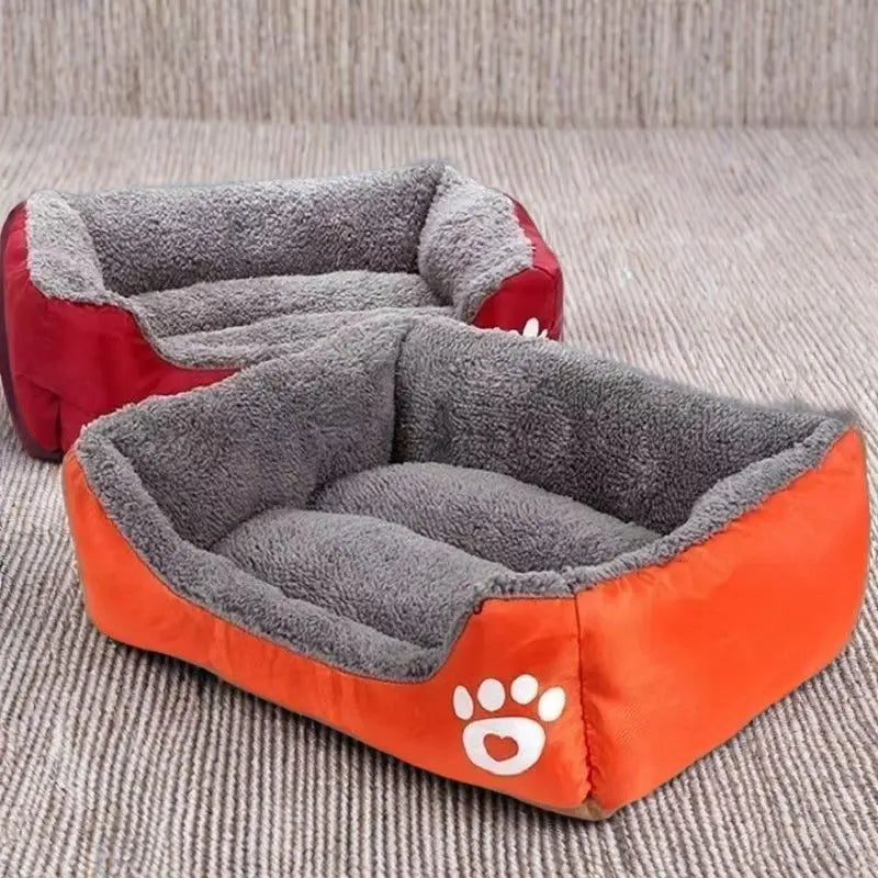 Calming Plush Pet Bed — Deep Sleep Cushion for Dogs & Cats 🐾