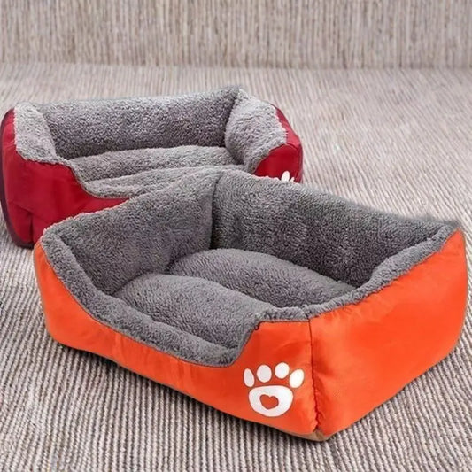 Calming Plush Pet Bed — Deep Sleep Cushion for Dogs & Cats 🐾
