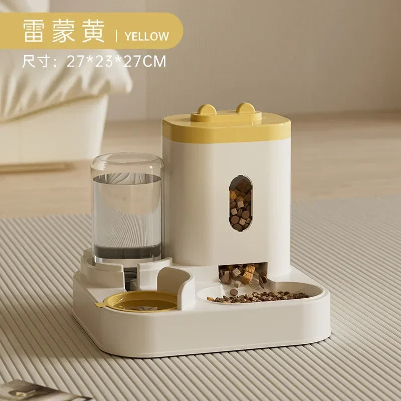 Large Capacity Automatic Pet Feeder & Water Fountain — Perfect for Dogs & Cats 🐾