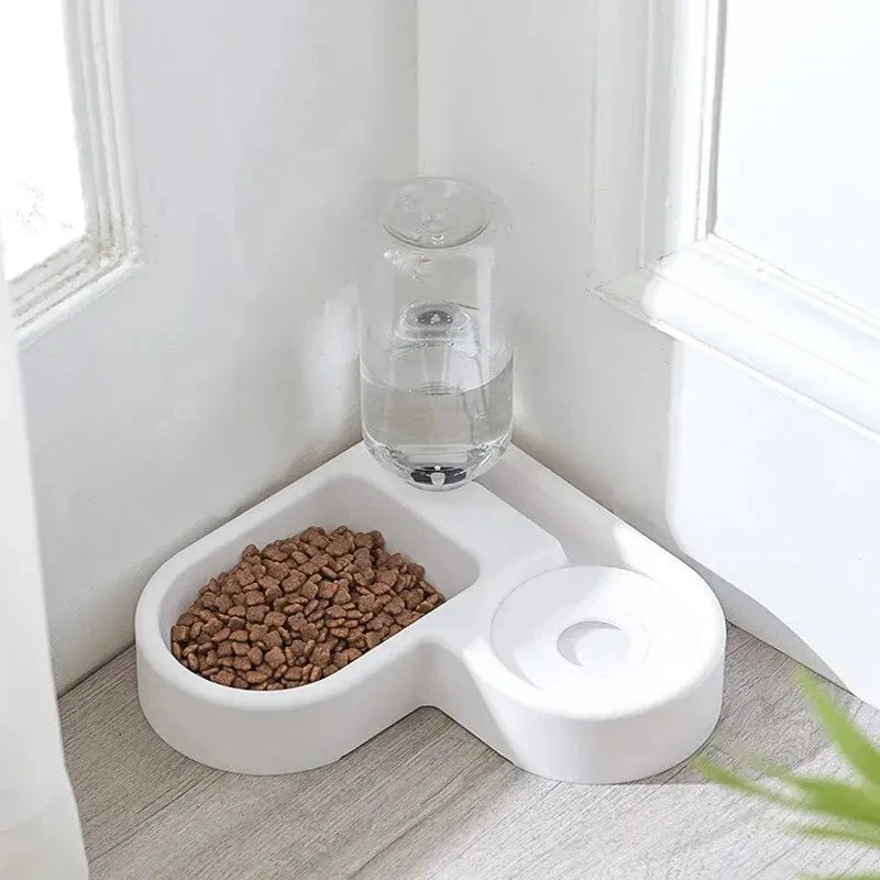 2-in-1 Automatic Pet Food & Water Bowl — Perfect for Dogs & Cats 🐾