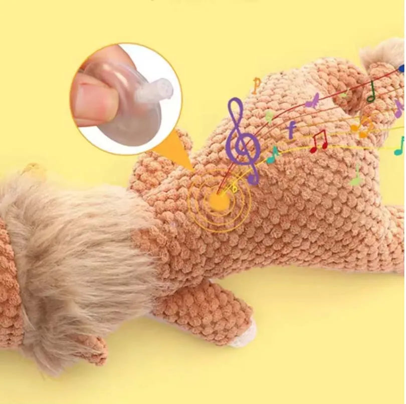 Plush Squeaky Dog Toys Set — Durable Chew Toys for Large Dogs 🐶🦁