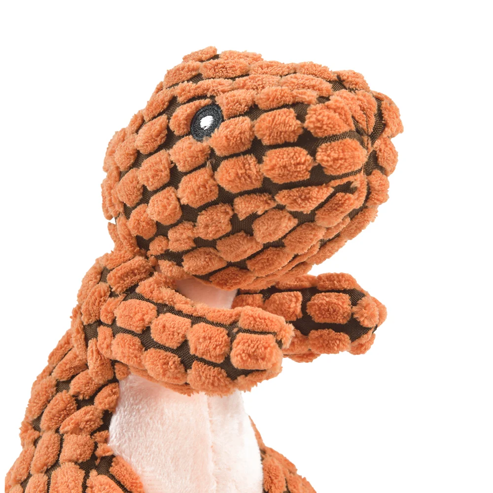 Plush Dinosaur Dog Toy — Interactive Chew Toy for Dogs & Cats 🦕🐾