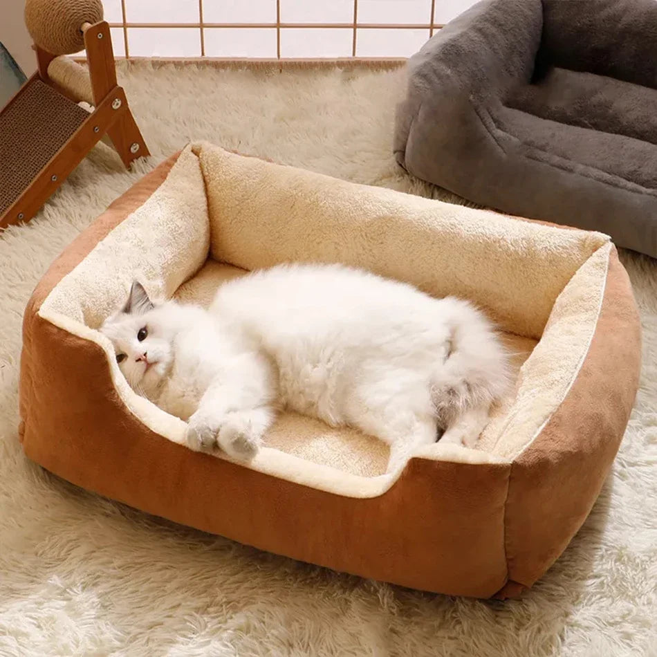 Luxury Pet Bed — Super Soft Cushion for Cats & Dogs 🐾