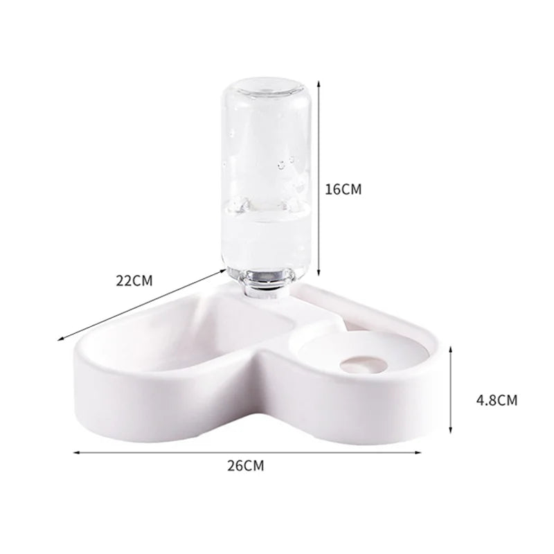 2-in-1 Automatic Pet Food & Water Bowl — Perfect for Dogs & Cats 🐾