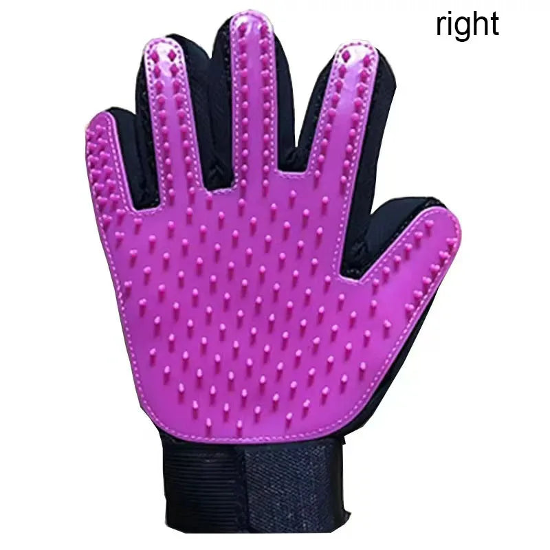 Pet Grooming Glove — Deshedding Brush & Massage Tool for Dogs & Cats 🐾