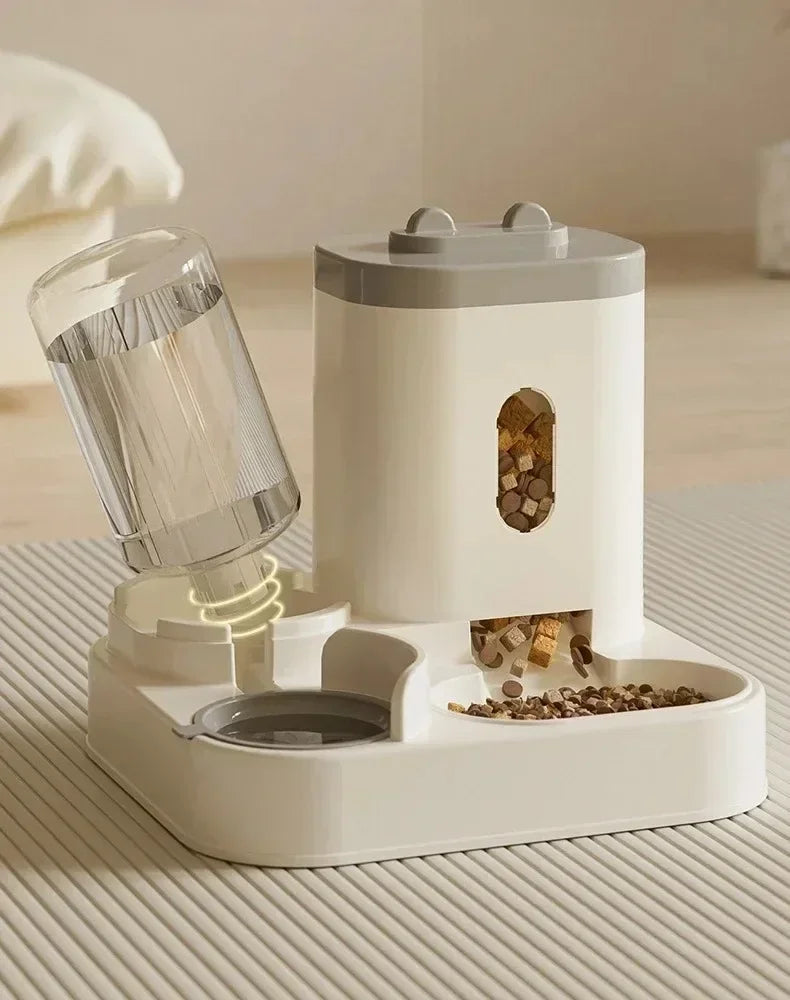 Large Capacity Automatic Pet Feeder & Water Fountain — Perfect for Dogs & Cats 🐾