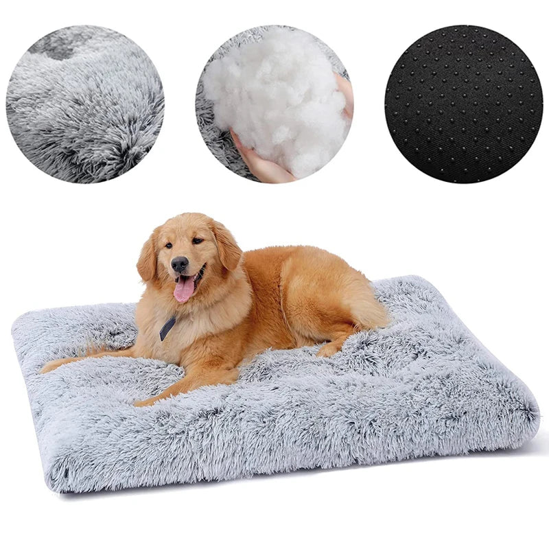 Luxury Plush Pet Bed — Warm Fleece Mat for Dogs & Cats 🐾