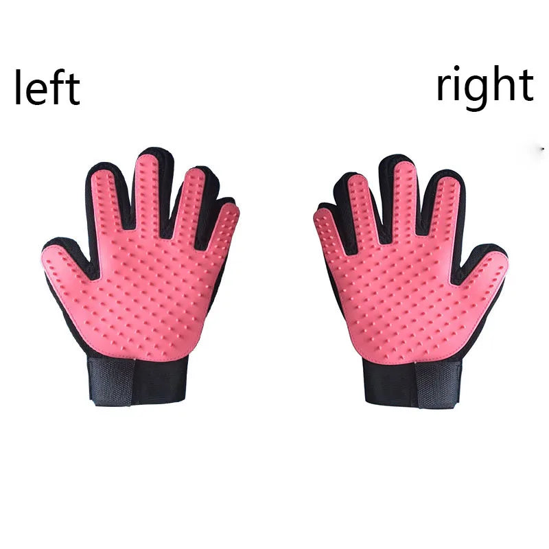 Pet Grooming Glove — Deshedding Brush & Massage Tool for Dogs & Cats 🐾