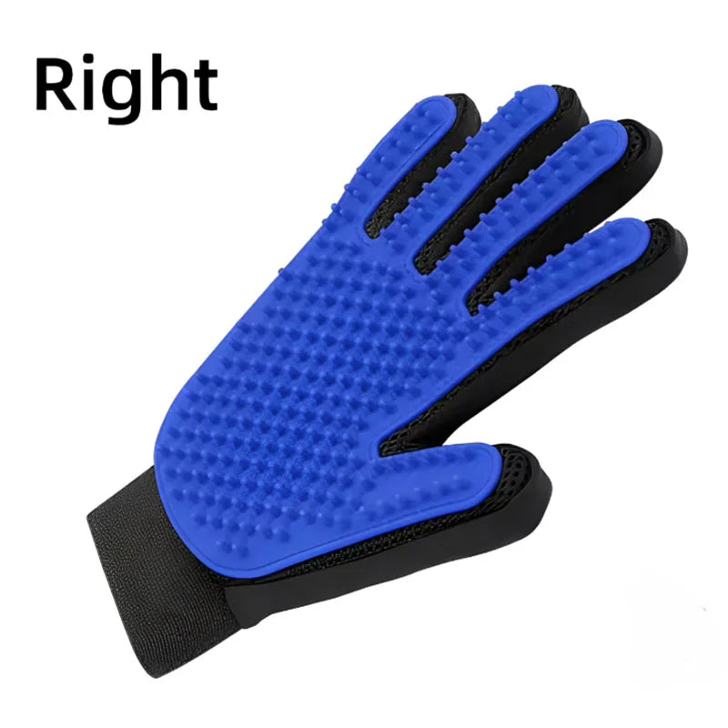 Pet Grooming Glove — Deshedding Brush & Massage Tool for Dogs & Cats 🐾