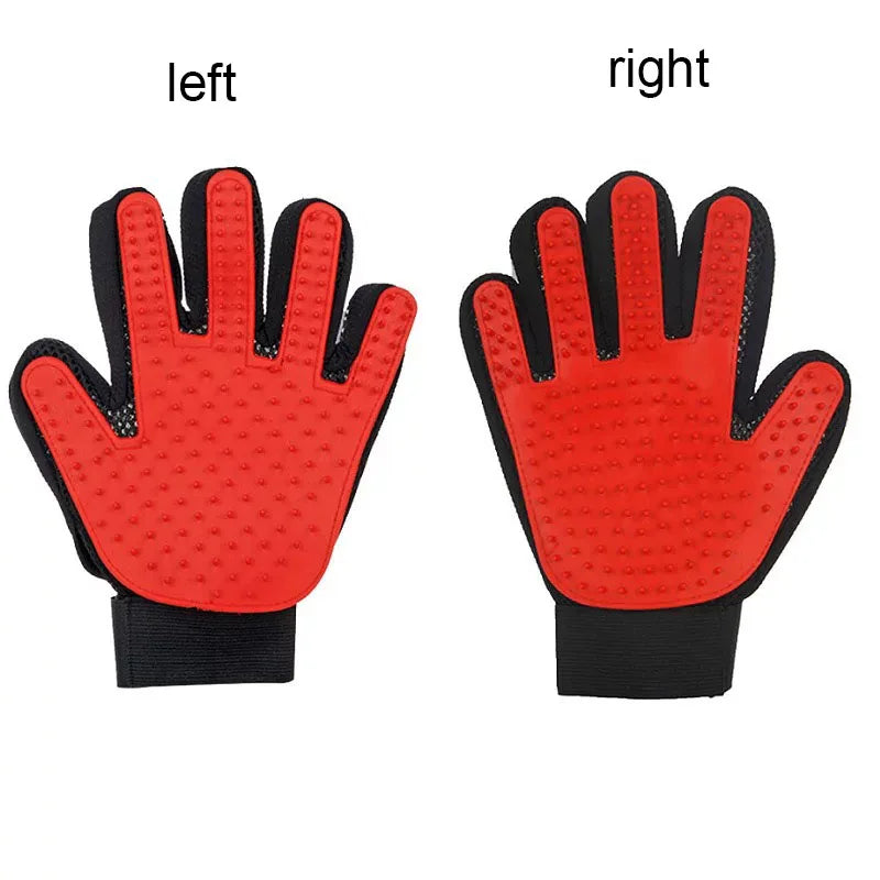 Pet Grooming Glove — Deshedding Brush & Massage Tool for Dogs & Cats 🐾