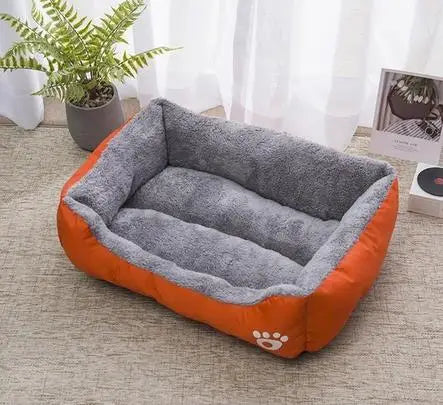 Calming Plush Pet Bed — Deep Sleep Cushion for Dogs & Cats 🐾