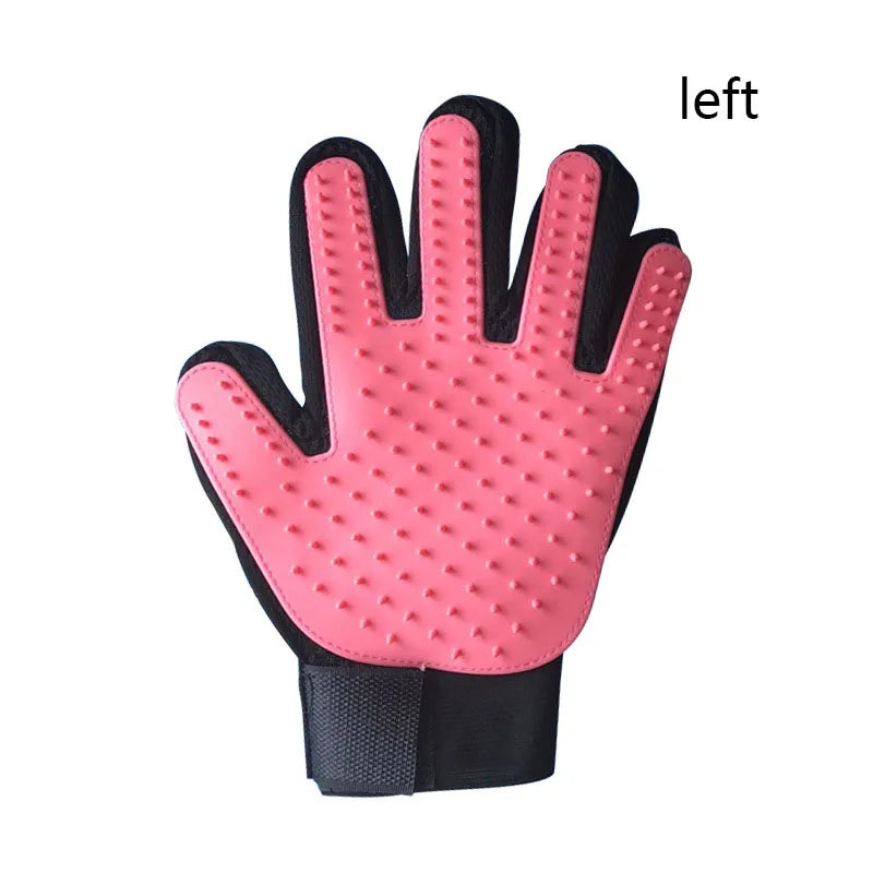Pet Grooming Glove — Deshedding Brush & Massage Tool for Dogs & Cats 🐾