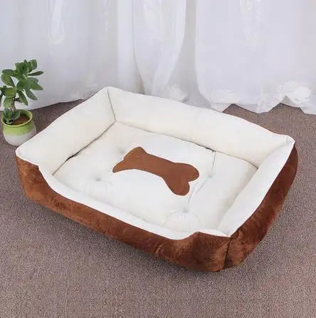 Calming Plush Pet Bed — Deep Sleep Cushion for Dogs & Cats 🐾