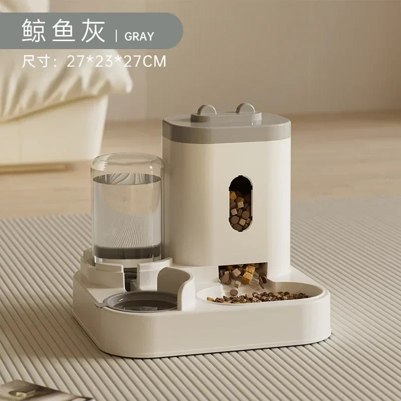 Large Capacity Automatic Pet Feeder & Water Fountain — Perfect for Dogs & Cats 🐾
