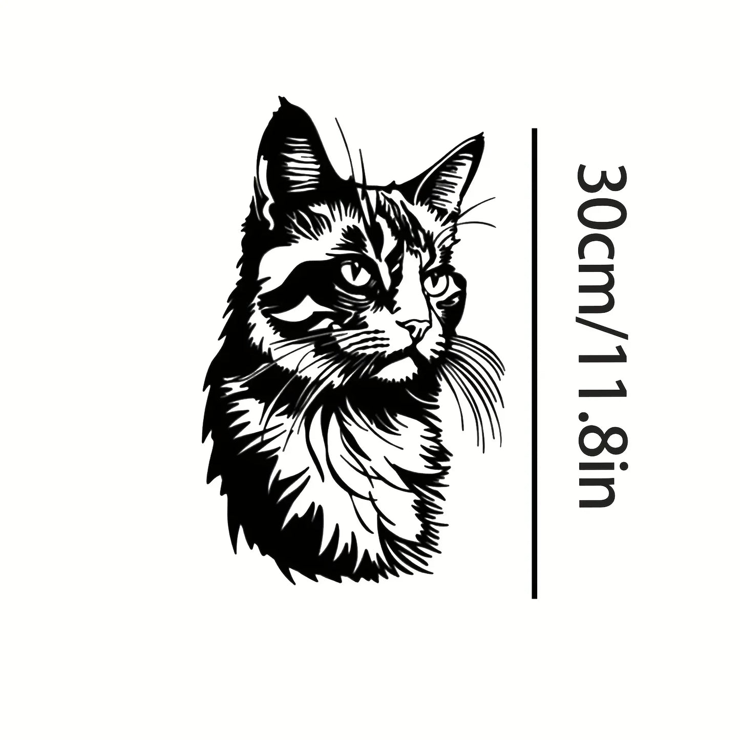 Cat Silhouette Metal Wall Art — Rust-Proof Indoor & Outdoor Cat Décor 🐱🎨
