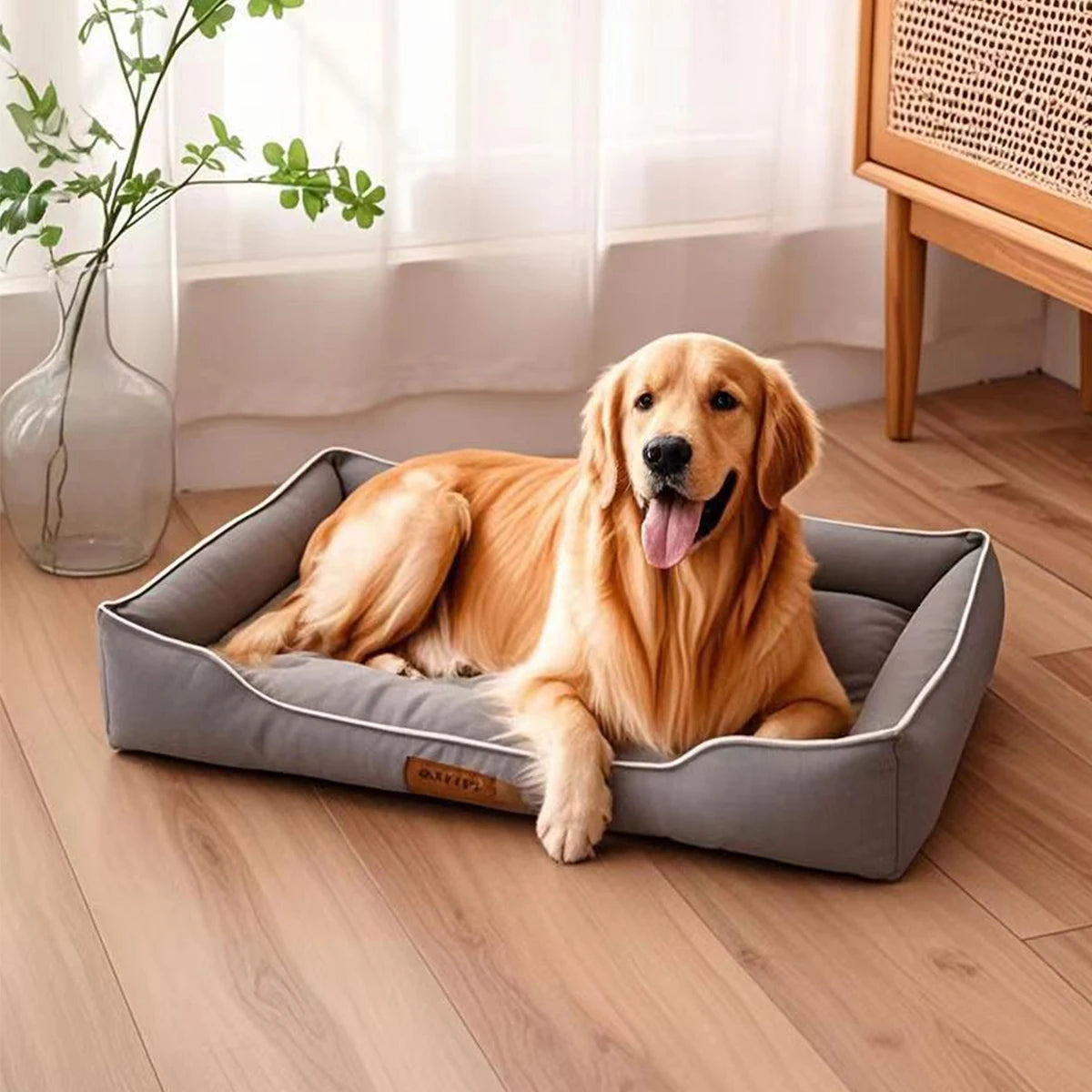 Premium All-Season Dog & Cat Bed — Waterproof Bite-Resistant Pet Sofa 🐾
