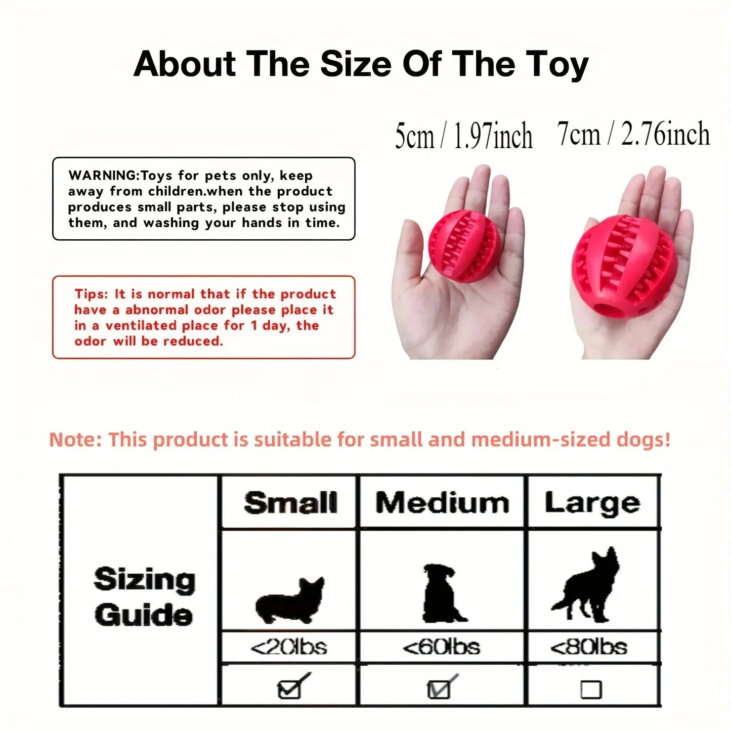 Nontoxic Treat Dispensing Dog Chew Ball — Tooth Cleaning Toy 🐶
