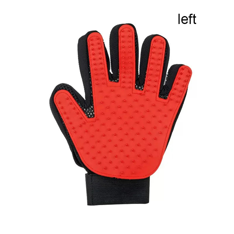 Pet Grooming Glove — Deshedding Brush & Massage Tool for Dogs & Cats 🐾