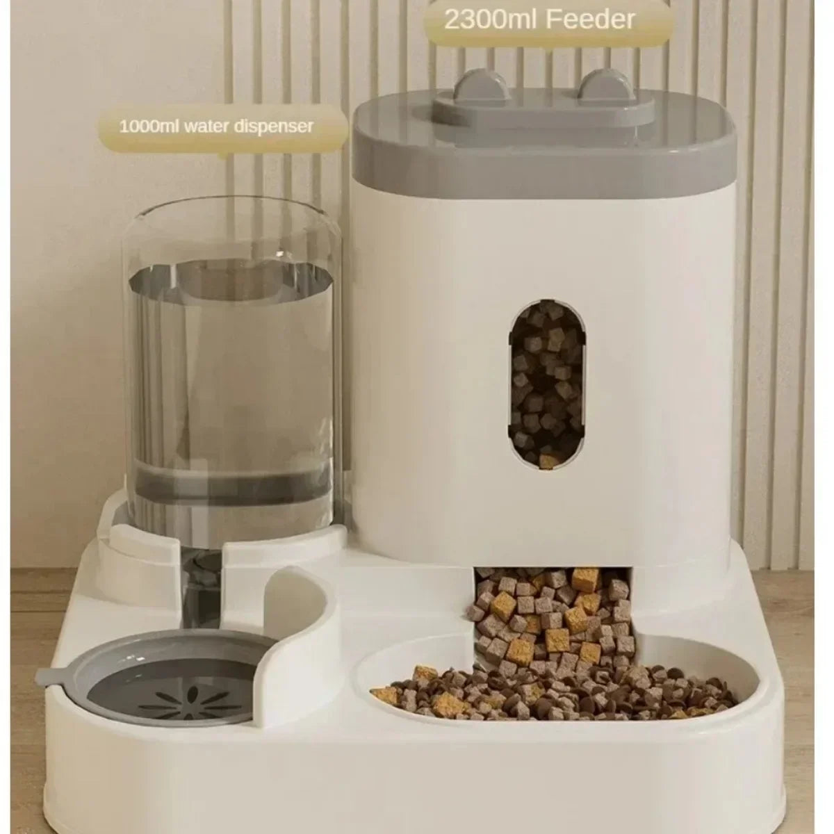 Large Capacity Automatic Pet Feeder & Water Fountain — Perfect for Dogs & Cats 🐾