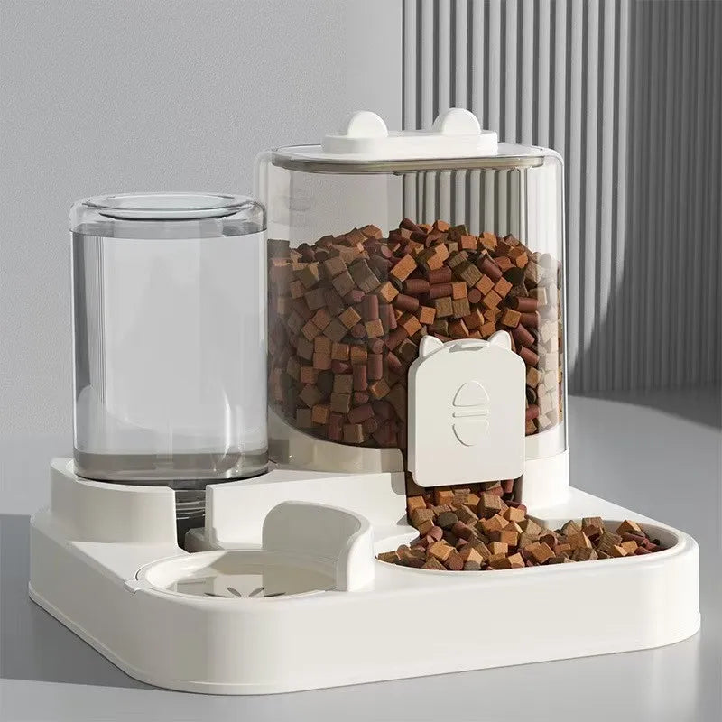 Large Capacity Automatic Pet Feeder & Water Fountain — Perfect for Dogs & Cats 🐾