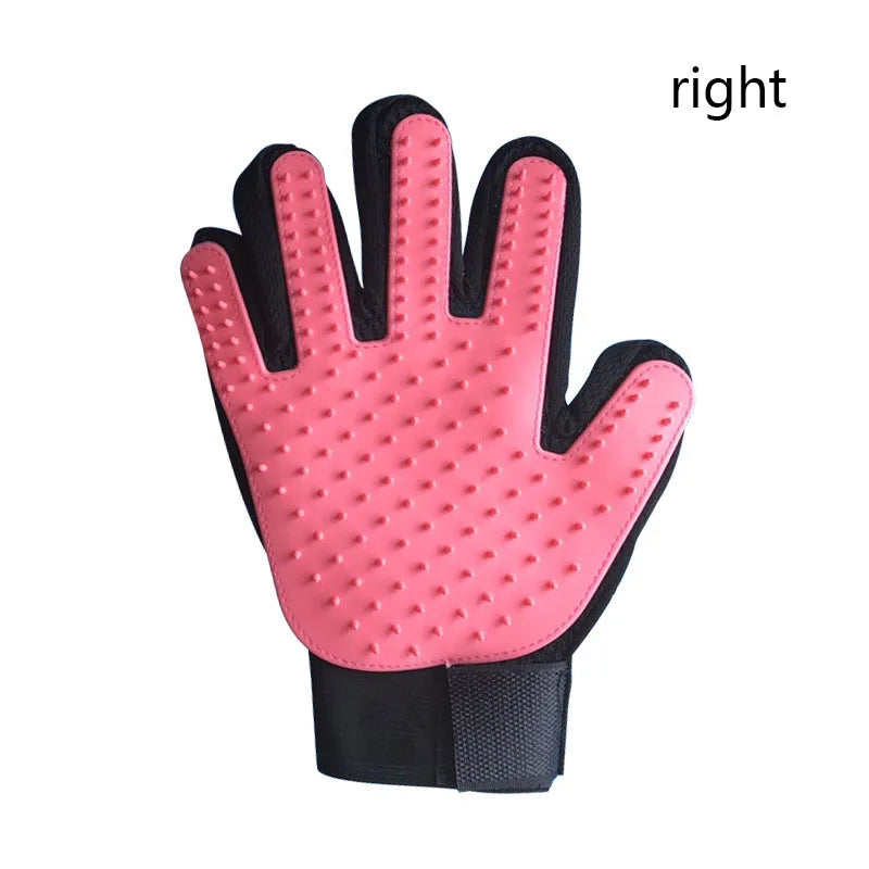Pet Grooming Glove — Deshedding Brush & Massage Tool for Dogs & Cats 🐾