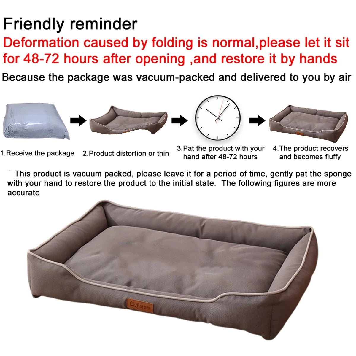 Premium All-Season Dog & Cat Bed — Waterproof Bite-Resistant Pet Sofa 🐾