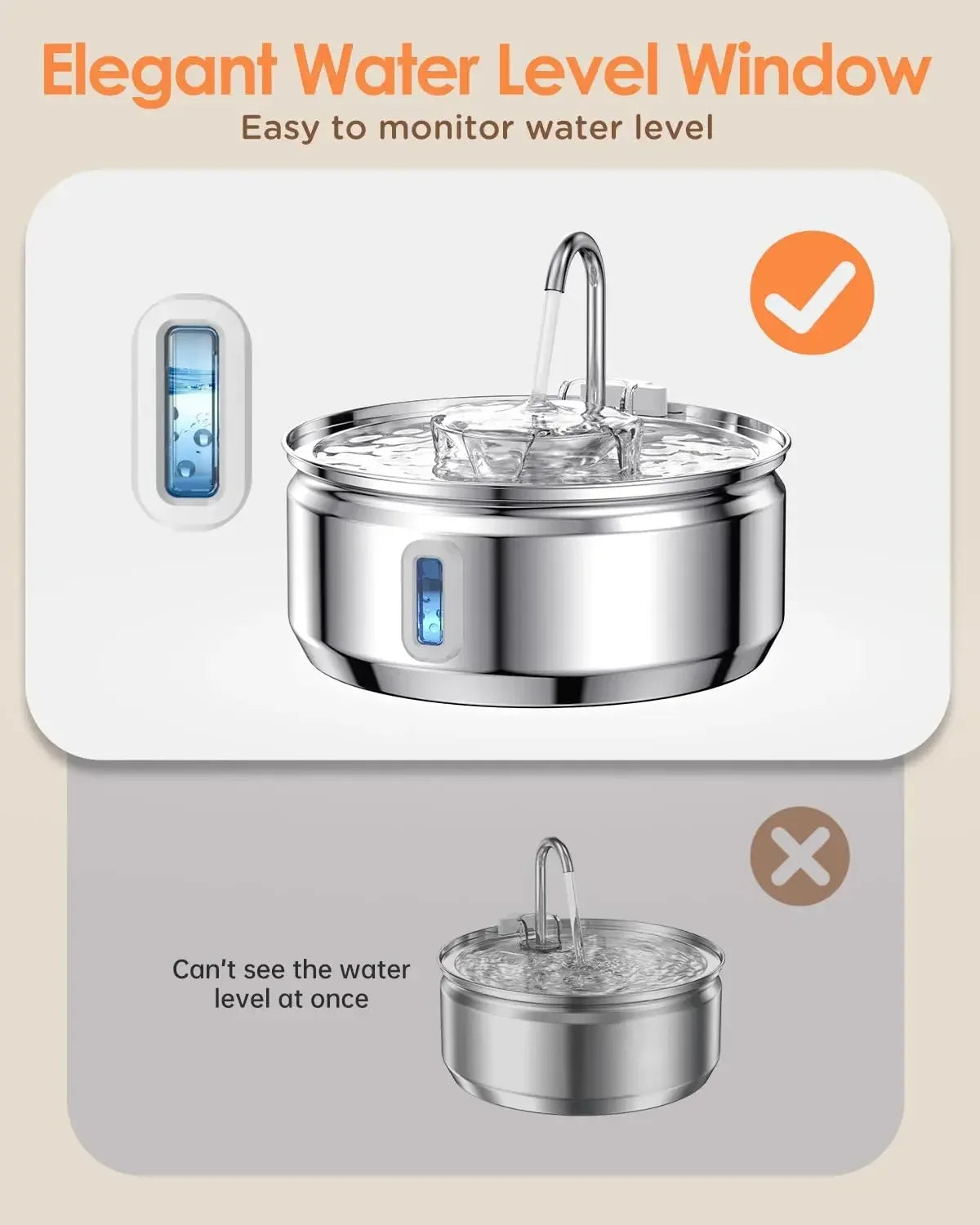 Large 3.2L Stainless Steel Pet Water Fountain — Automatic Filter for Cats & Dogs 💧🐱🐶