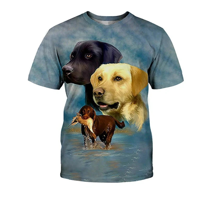 Hunting Dog & Dachshund Graphic T-Shirt — Unisex Dog Lover Tee 🐶