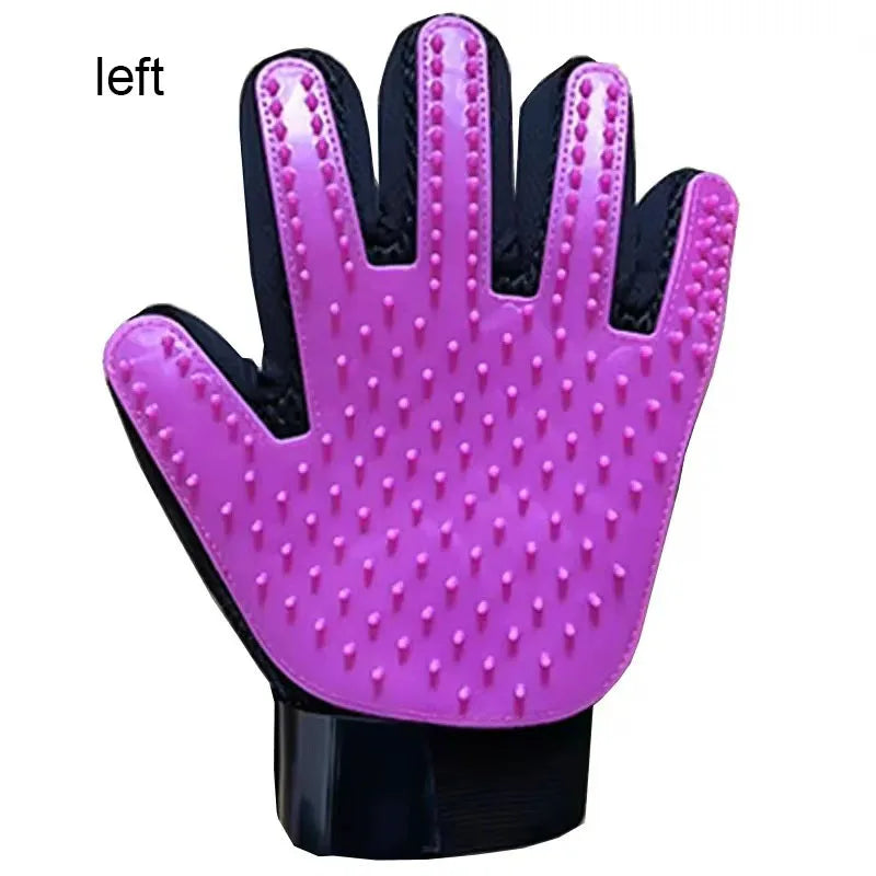 Pet Grooming Glove — Deshedding Brush & Massage Tool for Dogs & Cats 🐾